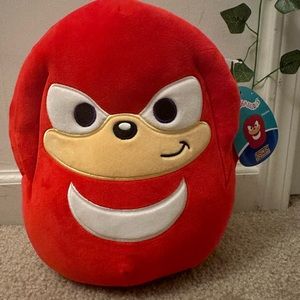 Sega Sonic Knuckles 10” Squishmallow Plush - NWT